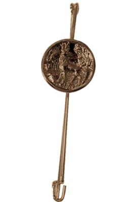 Epingle Cerf Debout Bronze